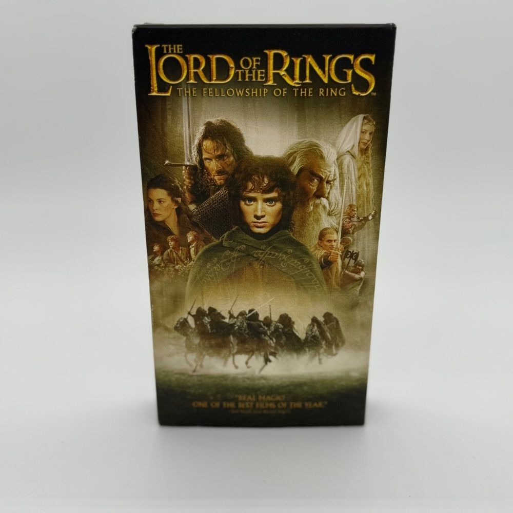 The Lord of the Rings: The Fellowship of the Ring VHS Movie Y2K Vintage Retro